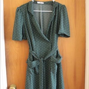 MNG Button Front Dress